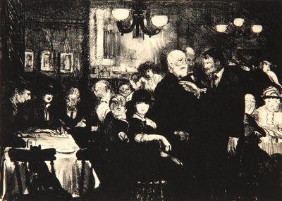 Künstlerabend, 1916 von George Wesley Bellows